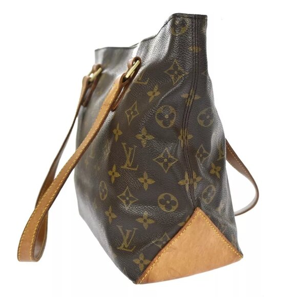 LOUIS VUITTON Cabas Piano Shoulder Bag Monogram Leather Brown - Picture 4 of 14